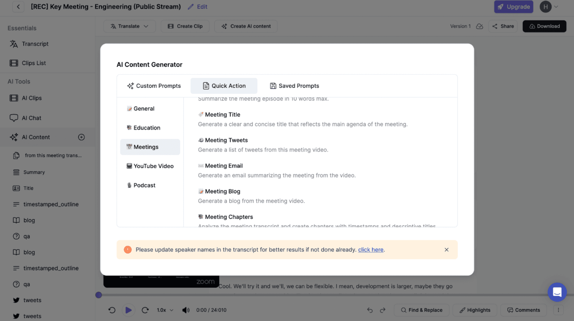 Generate Your Email with AI Content