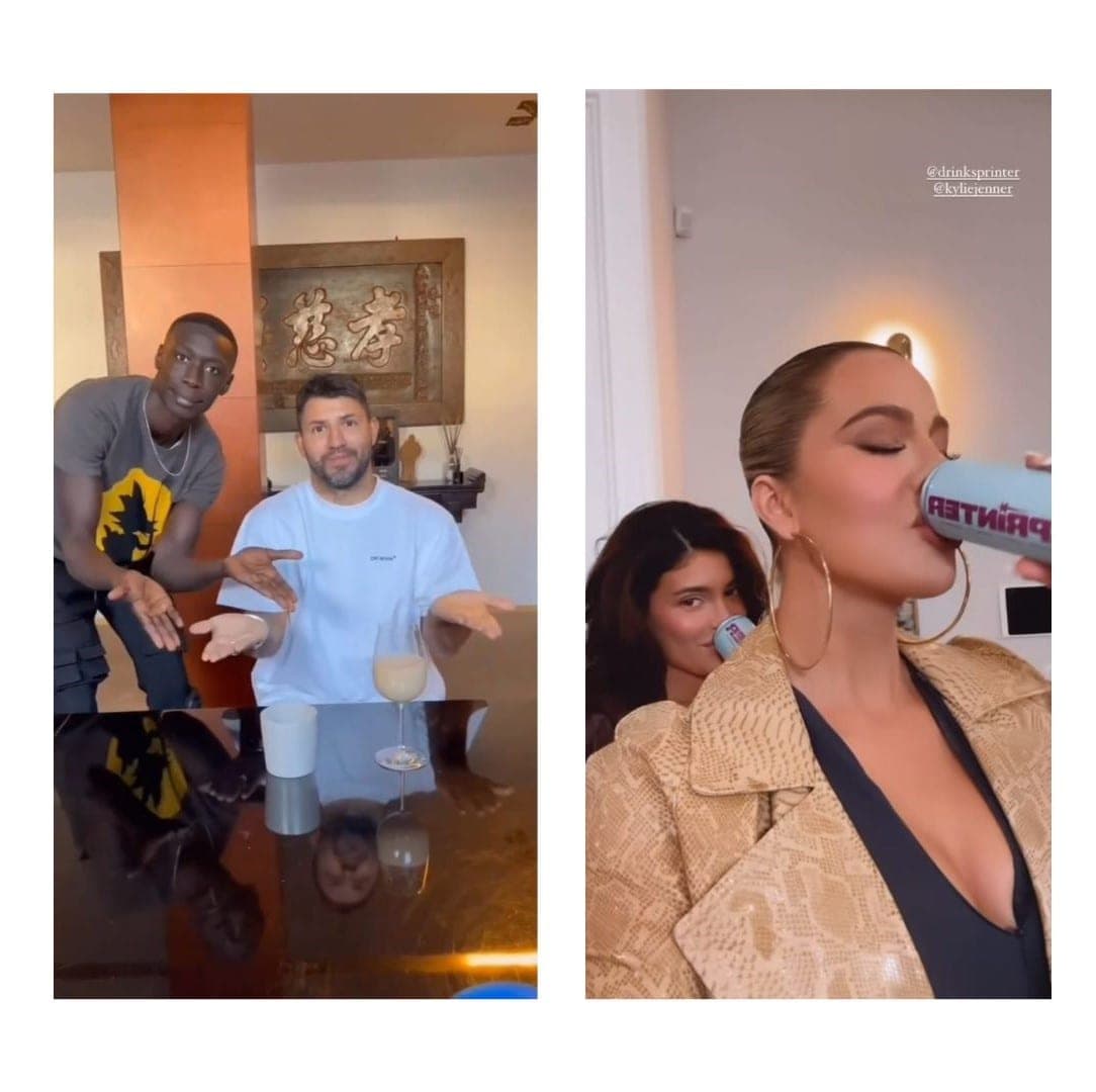 Two creators collaborating on a video