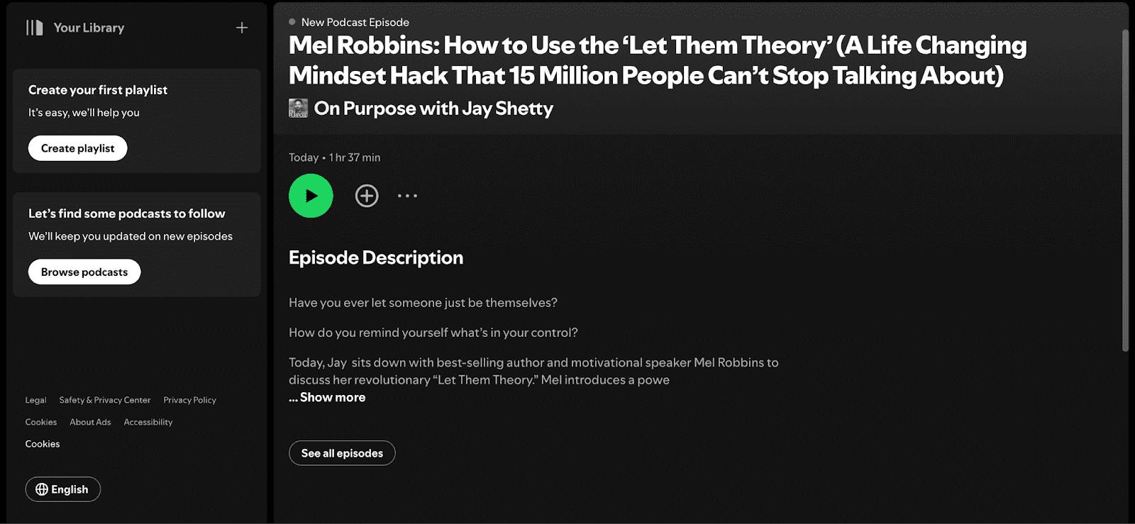 Breaking Down Show Notes