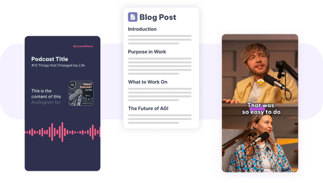 Repurpose your Content with AI