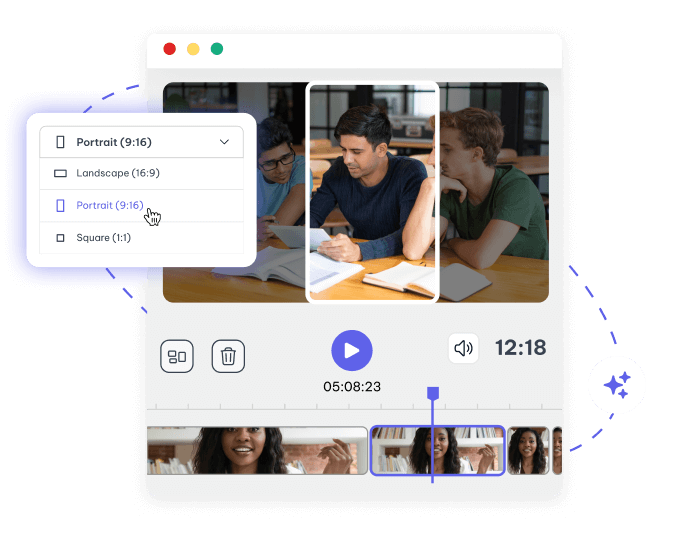 Change Layout of the Video