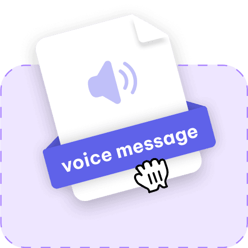Upload Your Voice Message File