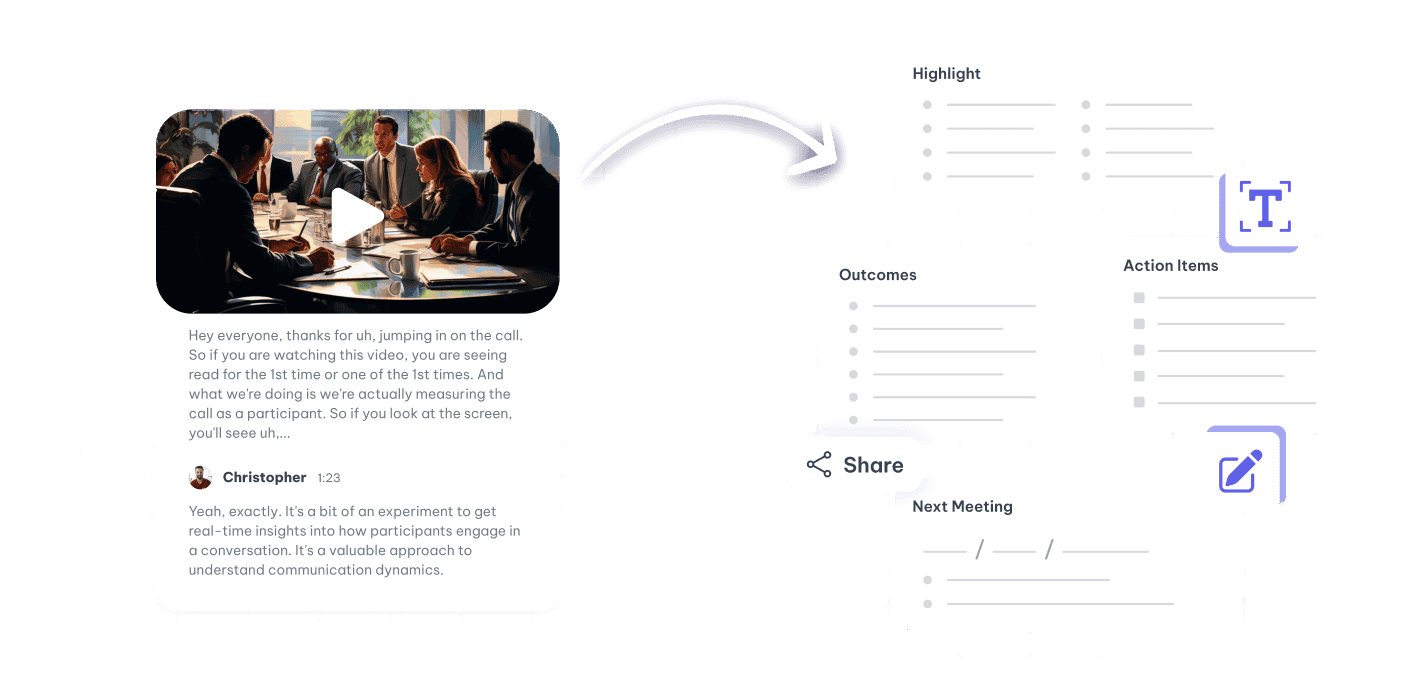 Meetings & Conferences with Exemplary AI