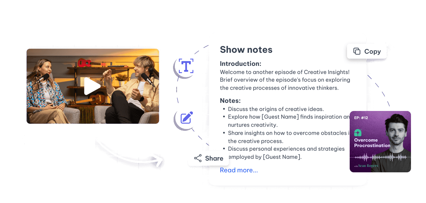 Podcasters with Exemplary AI