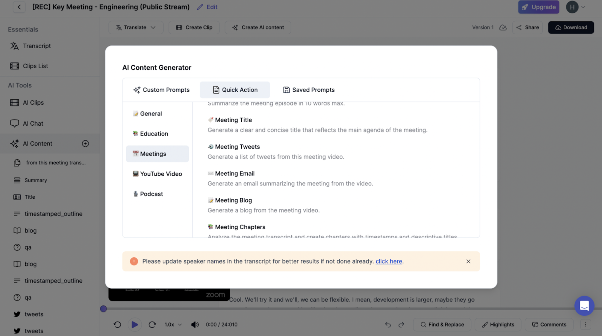 Generate Your Email with AI Content